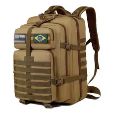 Mochila Tática Camping Militar 50 Litros Resistente A Água W03 Bosco.Loja