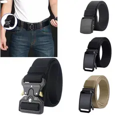 Moda Cinto Largo Masculino Nylon Fivela Liga de Zinco e Engate Rápido Vida bosco