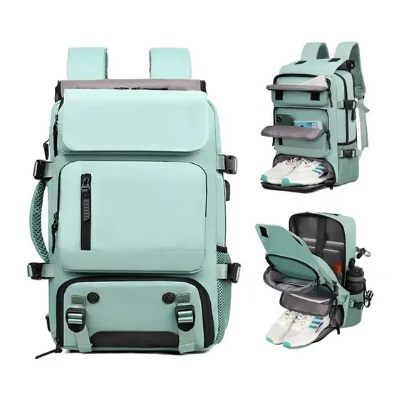 Mochila Viral Grande Multifuncional Viagem Bolsa Mala Bordo mochila NYLON IMPERMEAVRL COM USB 30L bosco