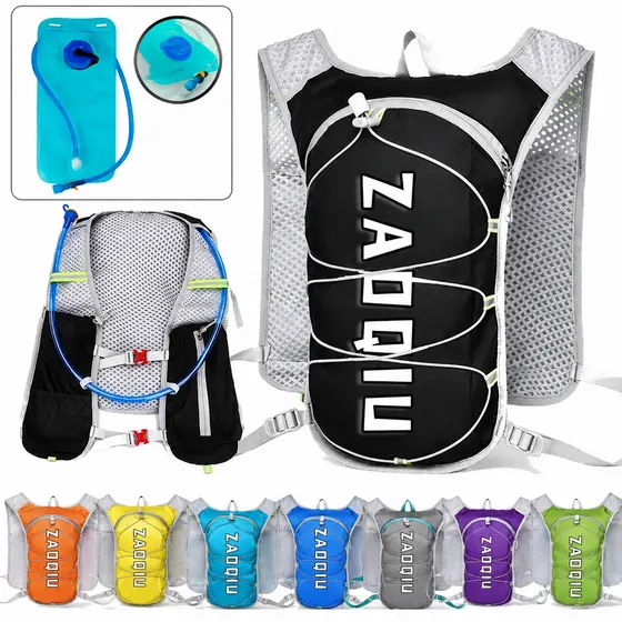 Mochila de Hidratação Esportiva 2L Impermeável para Bike Ciclismo Corrida (sem refil e com refil) MAXBEL