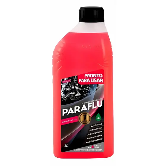 Aditivo Paraflu Rosa PRONTO PARA USO 10-3004 Orgânico 1L