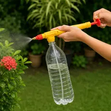 Pulverizador Manual para Garrafa PET Bico Borrifador Adaptável Multiuso 28,5 cm