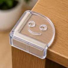 Protetor de Quina em Silicone Transparente Anti Impacto Kit 4 Peças