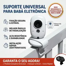 Suporte para Babá Eletrônica VB603  Presilha para Berço e Mesa