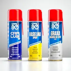 Kit Antiferrugem Car Lub  Vaselina Spray  Graxa Branca de Lítio Uso Geral