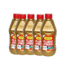 Kit 5 Oleo Fluido De Freio Varga 500ml Dot4 Trw Original