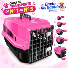 Caixa de transporte Transportadora Pet do 1 ao 5 Cachorro e Gato
