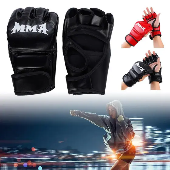 Luvas de Boxe Treinamento Sanda Muay Thai A2W8 GPKO GCII