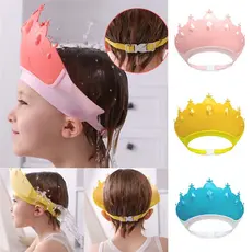 Acessórios para Banho de Bebê/Touca de Banho para Bebê com Função de Proteção para Olhos e Ouvidos XBSD