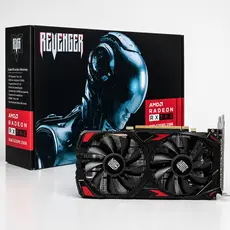Placa De Vídeo Gamer AMD RADEON Rx 580 8GB GDDR5 HDMI/DP x2 8 Pinos Microsoft DirectX 12 OpenGL 4.6 Suporta Até 3 Monito