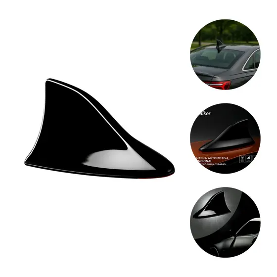 Antena Tubarão Shark Aiker Universal Carro Am/fm Estilo Luxo