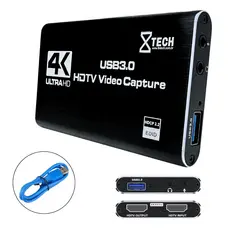 Placa Captura De Vídeo 4k 1080p 60fps Full Hd Usb 3.0 Hdmi