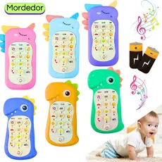 Celular Infantil Musical Telefone Interativo Com Mordedor Educativo Sensorial Brinquedo Bebê