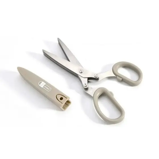 Tesoura para Ervas/Temperos 5 Lâminas 22cm Inox - James.F