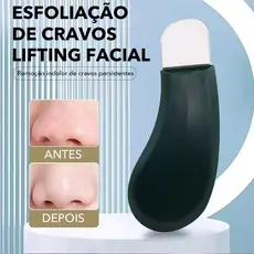 Kit 6 Extratores de Cravos 6 Unidades em Aco Inox com Alca Dupla para Cuidados Facias