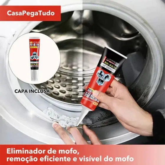 (Tampa Incluída)Gel de Limpeza Antimofo de Alta Eficiência, Pode Remover Facilmente Manchas Mais Teimosas, Proteger o am