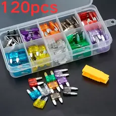 120mini kit de fusíveis para carro e caminhão marítimo com ferramenta de extração 2a-35a
