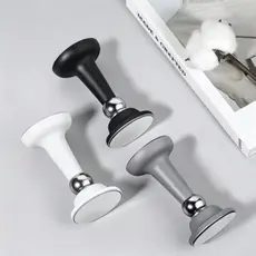 Prendedor Magnético de Porta Inox Adesivo Sem Furo Fixador Trava