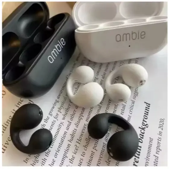 Fones De Ouvido Sound Earcuffs Condução De Ossos original ambie Sem Fio Bluetooth 5.2