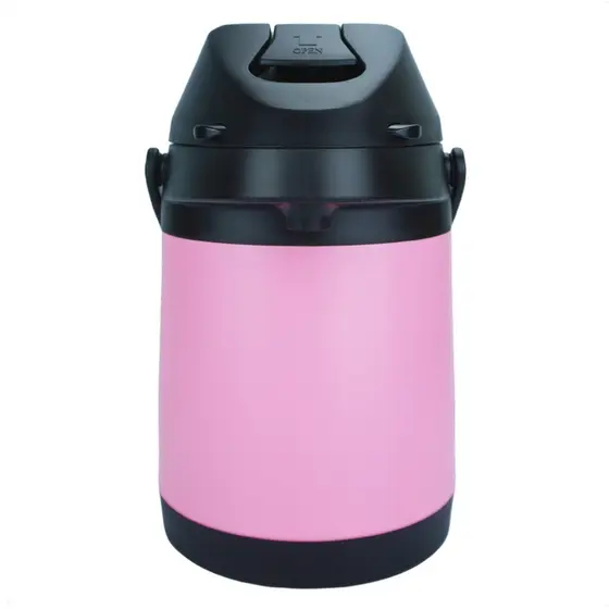 Garrafa Térmica Chacal Inox Rosa 2,5 L Tereré Chimarrão Bebidas Geladas