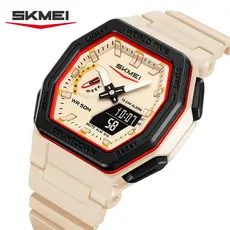 SKMEI 2438 Relógio Eletrônico De Quartzo Masculino Moda Simples E Confortável Presente Esportivo