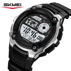SKMEI 2517 Relógio Eletrônico Masculino Redondo Esportivo Casual Presente