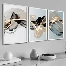 Quadro Decorativo Tinta Mármore Estilo Minimalista Padrão Sala De Estar Quarto Decoração De Parede