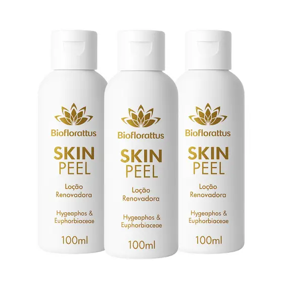kit 3 Limpeza Facial - Removedor De Cravos, Controle Da Oleosidade - Skinpeel | Bioflorattus