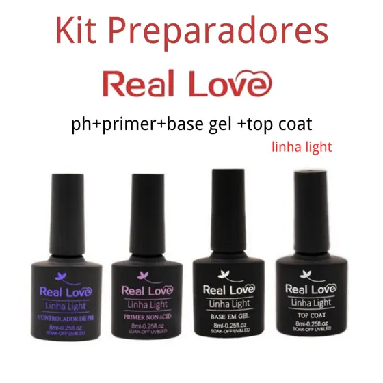 Kit de Preparadores Real Love - 4 unidades