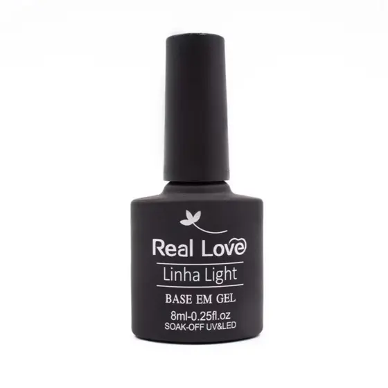 Top coat Base De Esmalte Em Gel Para Unhas Band-Aid Linha Light 8ml - Real Love