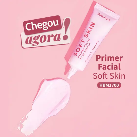 PRIMER FACIAL SOFT SKIN HBM1700 RUBY ROSE ORIGINAL
