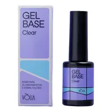 GEL BASE VOLIA 9G frasco com pincel para alongamentos