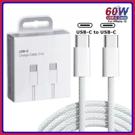 Cabo de iphone USB-C cade tipo c  com Carregamento Rápido de 60W⚡