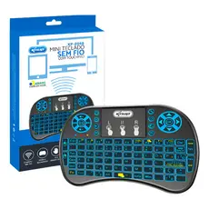 Mini Teclado Sem Fio Com Touchpad Knup Kp-2048