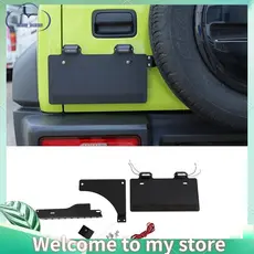 1 Conjunto De Moldura De Placa De Licença Para Jimny 2019 2020 2021 2022 2023 Acessórios Preto
