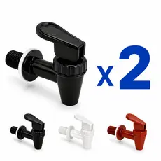 Kit 2 Torneiras Universal Filtro de Barro Galão Bebedouro Suporte Água