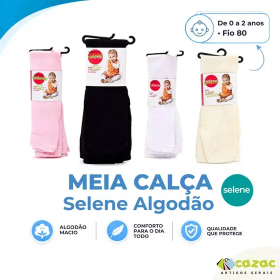 Meia Calça Infantil Bebe Grossa Ballet Menina Quentinha Para Frio Inverno Confortável RN a 2 Anos