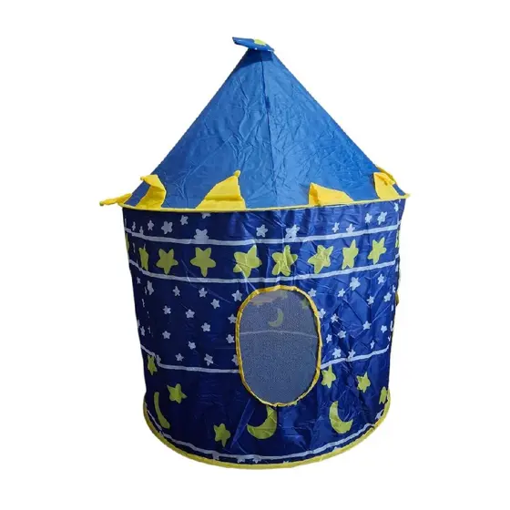 Castelinho Tenda Infantil Barraca Acampamento Toca Rosa Azul Portátil Fácil De Levar Casinha Criança