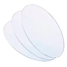 Base Acrílica Oval 14x8 Sem Borda Para Artesanato Biscuit 20 Unidades