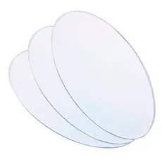 Base Acrílica Oval Grande 18x10 Transparente Para Artesanato Biscuit Faça Voce Mesmo