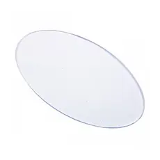 Base Acrílica 10x6 Sem Borda Oval Para Artesanato Biscuit -  Escolher Quantidade