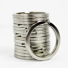 Argola Italiana 28mm Chaveiro Resistente Artesanato Molho De Chaves Brilhante 50/100 Unidades