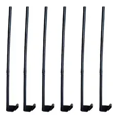 Kit Hastes Suporte Bandeira Para Carro 43cm Resistente Ideal Copa Do Mundo Torcida Brasil