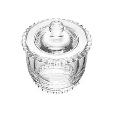 Porta Manteiga Francesa Manteigueira Vidro Transparente Pearl Wolff Com Água Sempre Cremosa Elegante