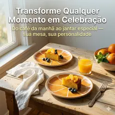Prato Feito De Argila Quartzo 20,5cm Frutas Sobremesa Bolo Selecione Seu Modelo De Fruta