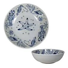 Bowl Tigela Multiuso Cozinha 650ml 18cm Melamina Plástica Cumbuca Salada Açaí Caldo Frutos Do Mar