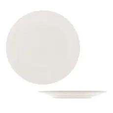 Prato Raso De Porcelana Grande Branco 26cm Comida Japonesa Lanchonete Restaurante Chique Luxo Lyor