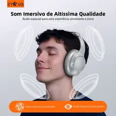INOVA Fone de Ouvido  Com Fio Som Estéreo Confortável Ideal para Celular e Notebook