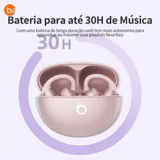 Basike Fone de Ouvido Bluetooth Ear-Clip Sem Fio Bluetooth 6.0 Até 30h
