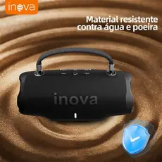 INOVA Caixa de Som Bluetooth Portátil – Bateria de 1200mAh - Potente 10W